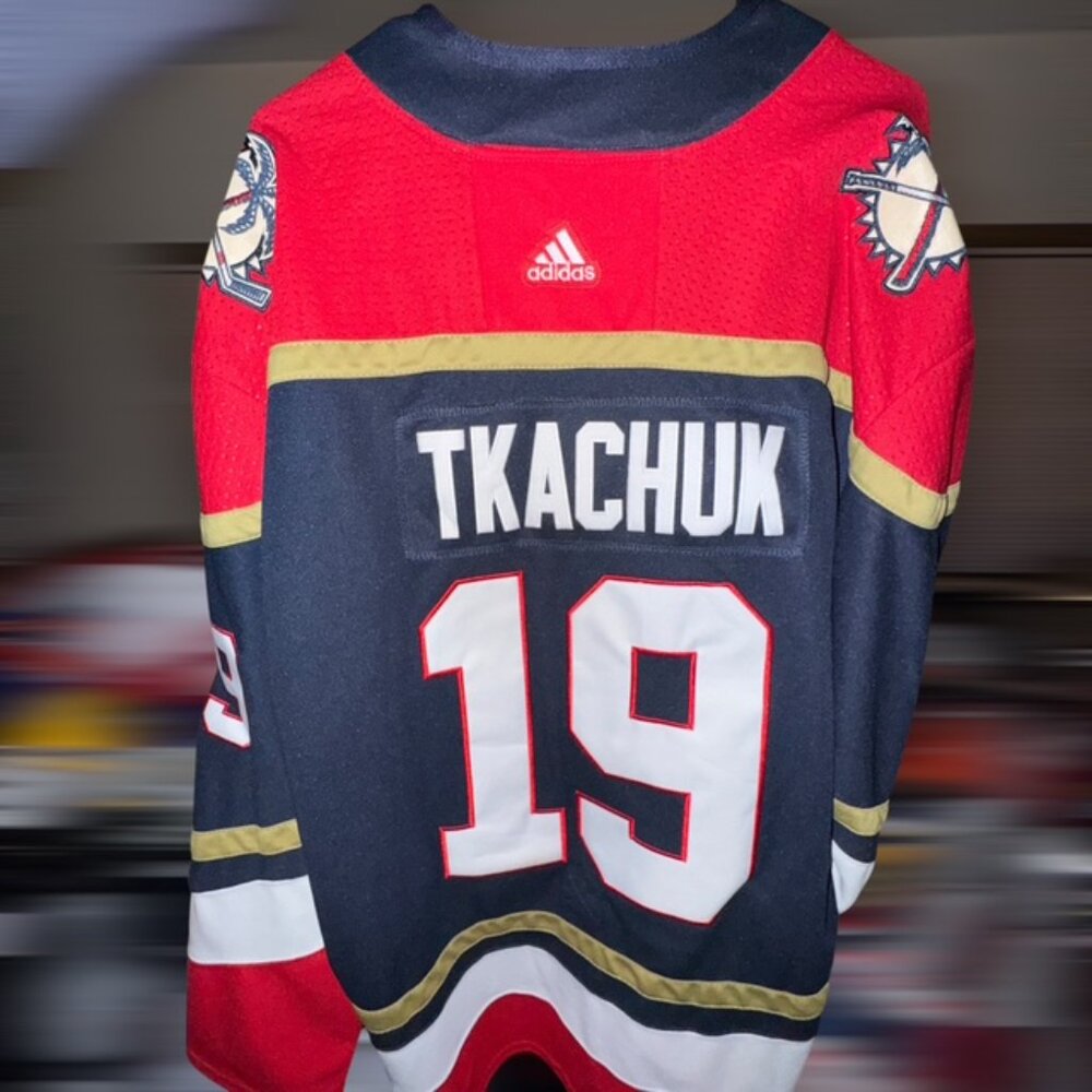 MATTHEW TKACHUK FLORIDA PANTHERS JERSEY BRAND NEW SIZE LARGE NICE!!